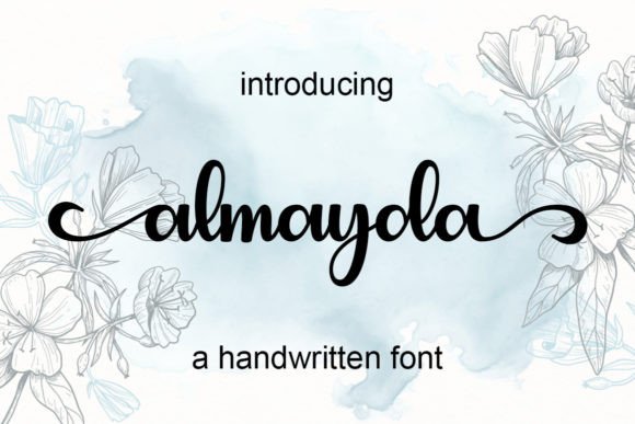 Almayda: A Handwritten Font for Editorial Elegance