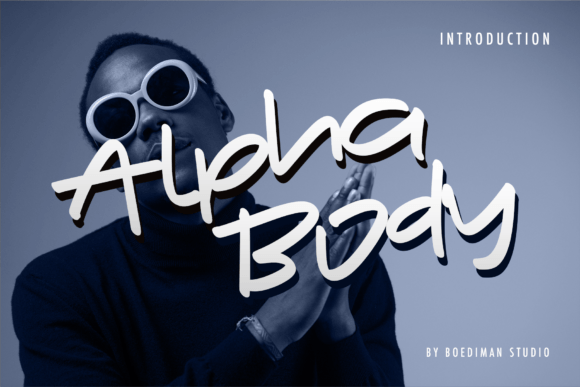 Alpha Body: A Modern Handwritten Typeface for Bold Brand Identity