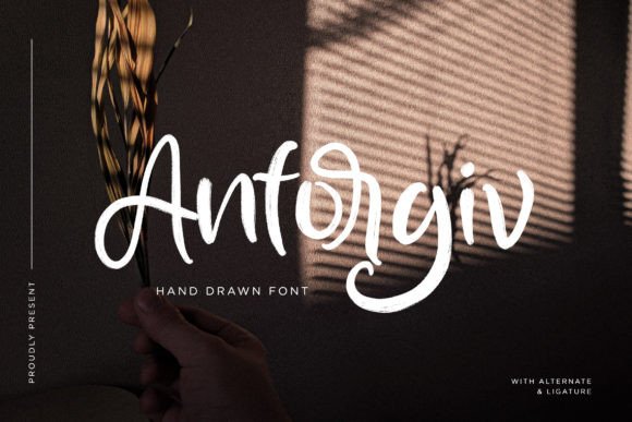 Anforgiv: A Modern Handwritten Font for Digital Marketing