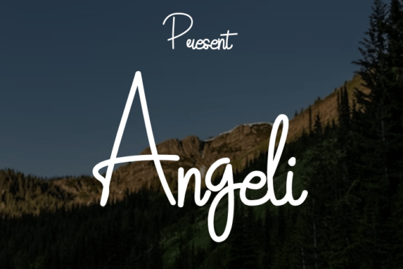 Angeli: A Handwritten Script Font for Digital Creativity