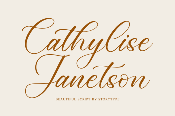 Cathylise Janetson: A Script Font for Editorial Elegance