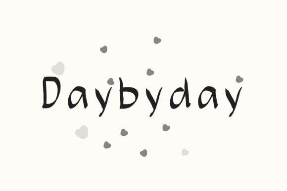 Daybyday: A Handwritten Font for Casual and Creative Publishing
