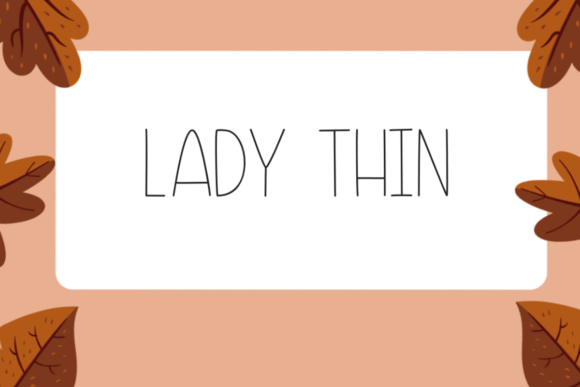 Discover the Charm of Lady Thin in Real Branding Projects