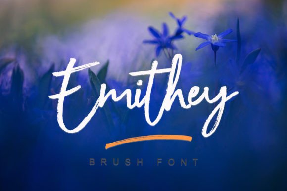 Emithey: A Luxurious Script Font for Web Design
