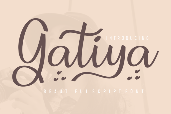 Gatiya: A Charming Script Font for Editorial Design