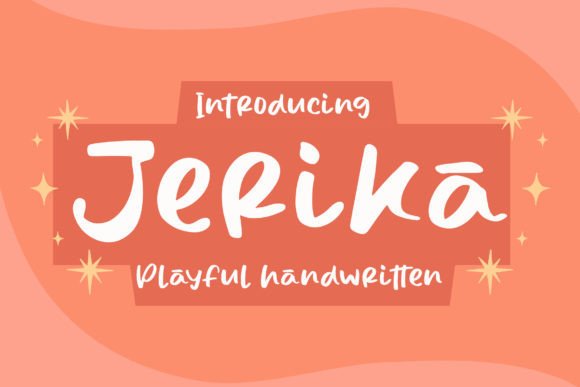 Jerika: A Playful Handwritten Typeface for Joyful Web Design