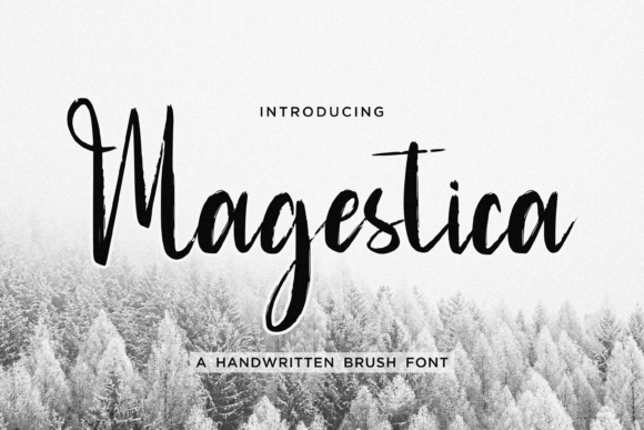 Magestica: A Handwritten Font for Editorial Design