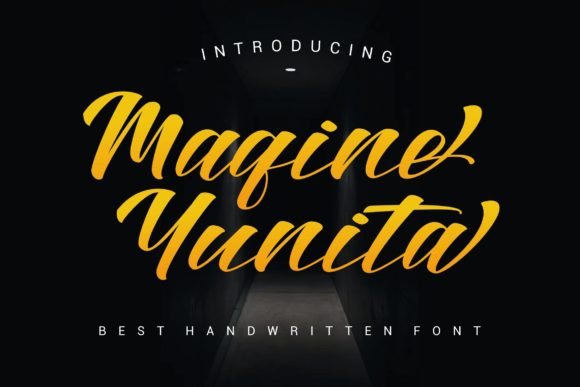 Maqine Yunita: A Handwritten Font for Personalized Branding