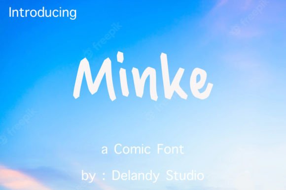 Minke: A Playful Handwritten Typeface for Digital Branding