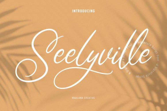Seelyville: A Handwritten Font for Elegant Editorial Design