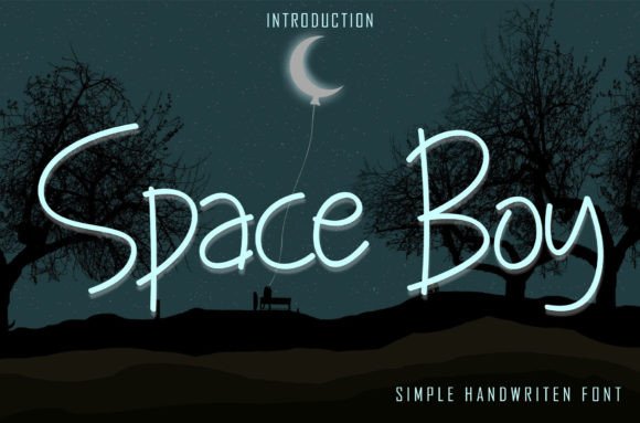 Space Boy: A Casual Handwritten Typeface for Sweet Branding