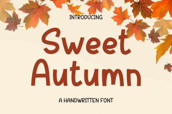 Sweet Autumn: A Handwritten Font for Editorial Elegance
