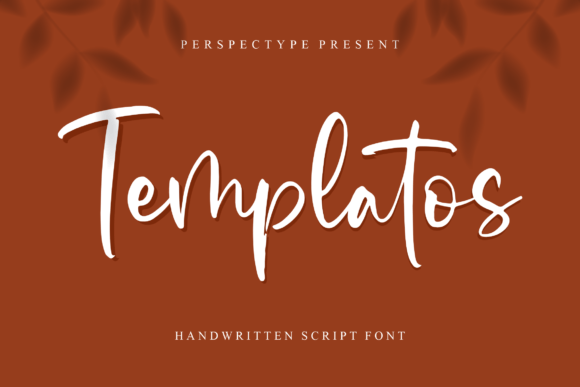 Templatos: A Handwritten Script Font for Creative Makers