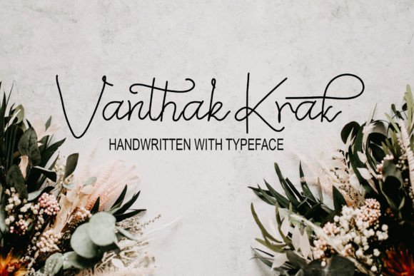 Vanthak Krak Font for Web Projects