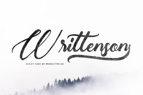 Writtenson: A Script Font for Modern Branding